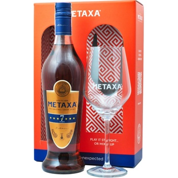 Metaxa 7* 40% 0,7 l (darčekové balenie 1 pohár)