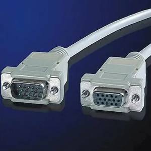 Roline Monitor extension cable 15F/15M, 1.8m, used