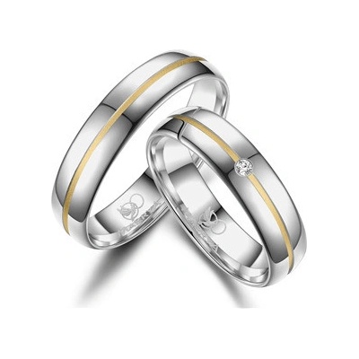 Marrya Pánský snubní prsten Stříbro SI 25P