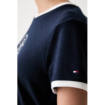 Tommy Hilfiger тениска дамска с лиосел (WW0WW50032)