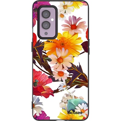 Pouzdro Picasee silikonové OnePlus 9 Meadow černé