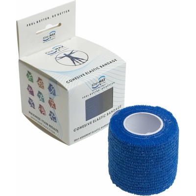 KineMAX Cohesive elast. samofix. modrá 5 cm x 4,5 m