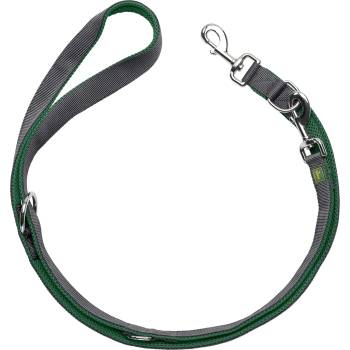 HUNTER Повод за куче Hunter Verstellbare Führleine Maldon Dog leash - Dunkelgrün / Grau - размер Länge max. 200 cm (057-0384-0312)