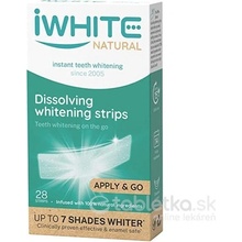 iWHITE Natural prírodné bieliace pásiky na zuby 28 ks