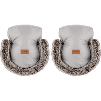 Petite&Mars PETITE& MARS - Ръкавици за ръце за количка FURRY Champagne Shower (AG0602)