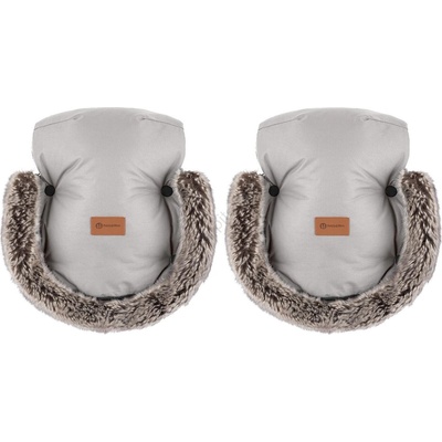 Petite&Mars PETITE& MARS - Ръкавици за ръце за количка FURRY Champagne Shower (AG0602)