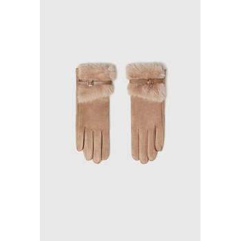 Moodo Ръкавици с пух бежови Moodo Moodo | Bezhov | ЖЕНИ | ЕДИН РАЗМЕР