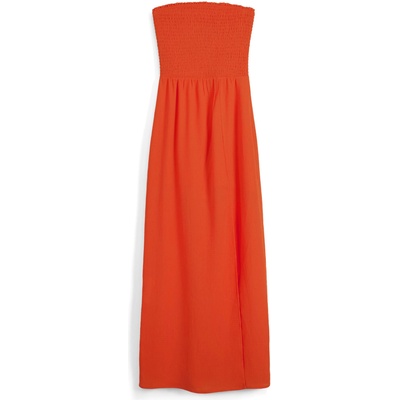 Bershka Лятна рокля оранжево, размер XS