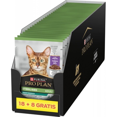 Pro Plan Adult Cat Sterilized s kačicou 18 x 85 g
