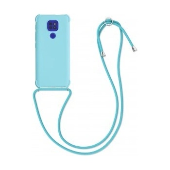 Pouzdro Kwmobile Motorola Moto G9 Play / Moto E7 Plus modré