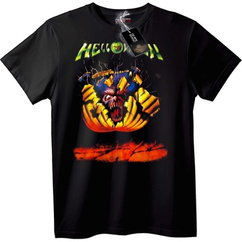 NOONEBRAND Тениска Helloween с череп в пумпкин - 2XL, White