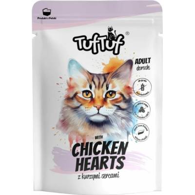 TufTuf Cat kurací srdce 300 g