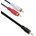 DeTech Аудио кабел DeTech 3.5 - 2RCA , High Quality, 5m (18072)
