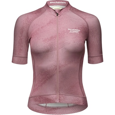 Pas Normal Studios Women's Mechanism Jersey AOP Dark Mauve Dámsky