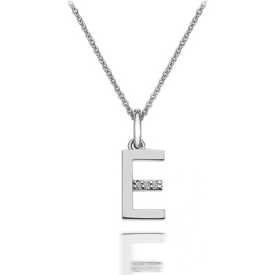 Hot Diamonds Strieborný prívesok Micro E Clasic DP405