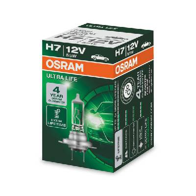 Žárovka OSRAM H7 12V 55W PX26d ULTRA LIFE