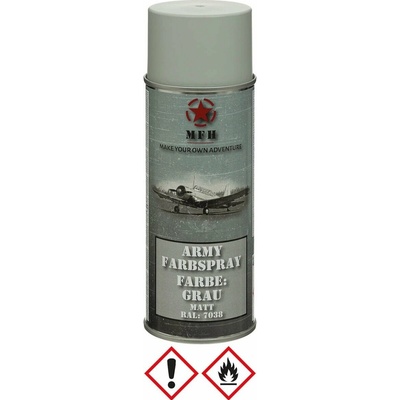 MFH army sprejová farba 400 ml šedá