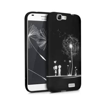 Image 1 of kwmobile Калъф с дизайн глухарчета за Huawei Ascend G7 - бял