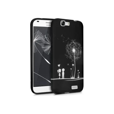 kwmobile Калъф с дизайн глухарчета за Huawei Ascend G7 - бял