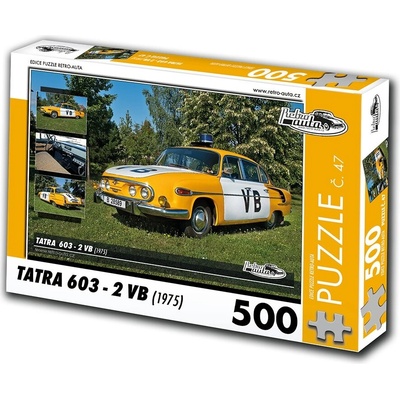 Retro-auta Tatra 603-2 VB 1975 500 dílků