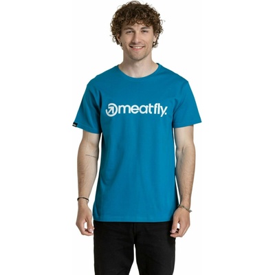 Meatfly мъжка тениска MF Logo Funky Blue Meatfly | Sin | МЪЖЕ | XXL
