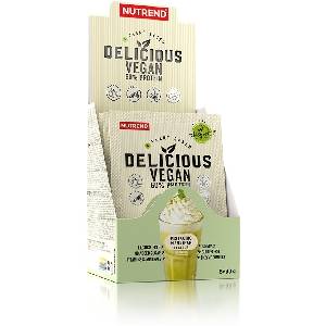 Nutrend Delicious Vegan Protein, шамфъстък с марципан, 5 сашета, Nutrend