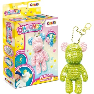 CRAZE Комплект за ключодържател Craze Diamondz - Плюшено мече (C53850)