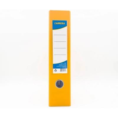 Класьор Carrera А4 с метален кант, 7.5 cm Жълт (1301100-02-855-111505)