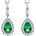 Diamonfire Luxusné strieborné náušnice E6053