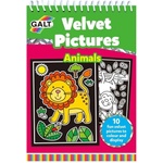 Galt Книжка за оцветяване с кадифе Galt - Животни (1004966) - baby