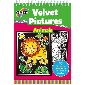 Galt Книжка за оцветяване с кадифе Galt - Животни (1004966) - baby