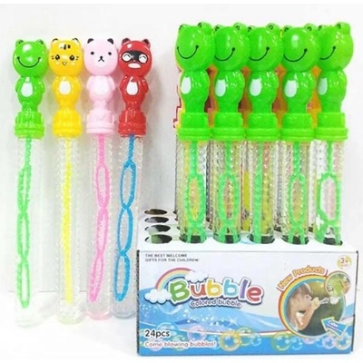 Bublifuk meč zvířátka 26 cm červená