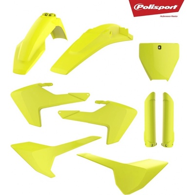 Sada plastů POLISPORT neonově žlutá