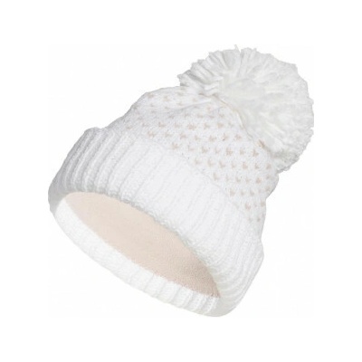 adidas dámská zimní golfová čepice Pom Pom Bílá