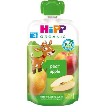 Hipp Organic Плодова закуска ябълка и круша 100г