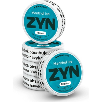 ZYN Menthol Ice 11 mg kartón 5 x 21 vrecúšok