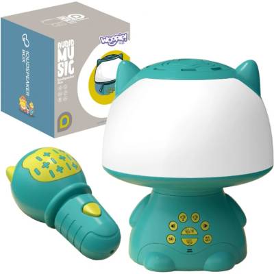 Woopie Multifunkčná lampička RGB Bluetooth karaoke modrý