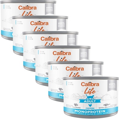 Calibra Cat Life Възрастен Пиле 6 x 200 г