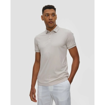 J.lindeberg pánské Polo Men Tour Tech Slim Fit Polo Ve Světle Béžovém Barevném Odstínu