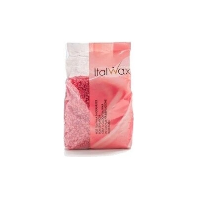 ItalWax Růžový tvrdý vosk v granulích 500 g