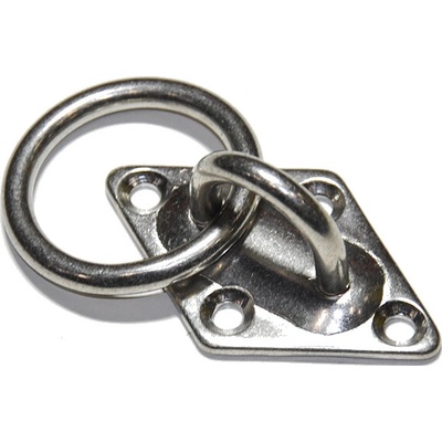 Deska s okem a kroužkem, zkosená, nerez A2, 5x36x60mm – Zboží Mobilmania