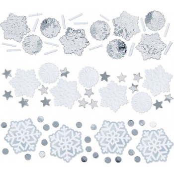 Konfety na párty snehové vločky 34 g