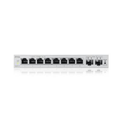 GS1200-10 v3, 8 Port Gigabit, 2 x SFP webmanaged Desktop Switch (GS1200-10V3-EU0101F)