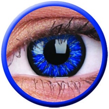 MaxVue Colour Glamour Blue trojmesačné dioptrické 2 šošovky