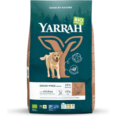 Yarrah Bio bez obilnín bio kuracie 2 x 10 kg