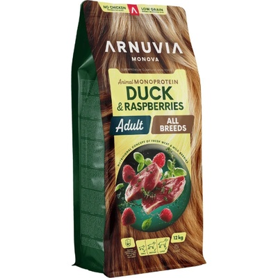 Arnuvia Monova Dog Adult All Breeds Duck & Raspberries 12 kg