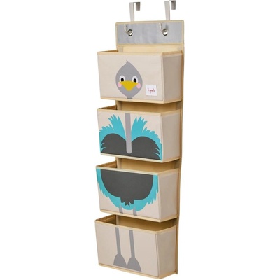 3 sprouts závěsný organizér pštros Ostrich blue