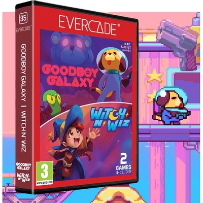 Goodboy Galaxy & Witch n' Wiz (Evercade Cartridge 35) – Zboží Živě