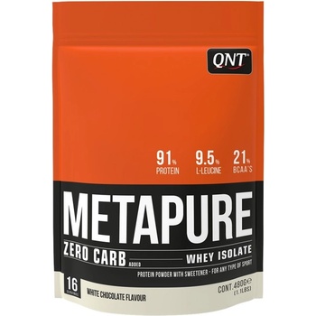 QNT MetaPure ZeroCarb Whey Isolate [480 грама] Бял шоколад