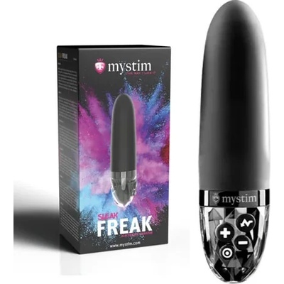 Вибратор с електростимулация, гладък, 14, 5см. - eStim Sleak Freak (28446543)